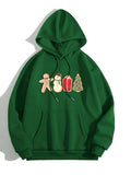 Graphic Drawstring Hoodie Pocket