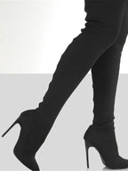 Point Toe Over Knee Stiletto Boots (6)