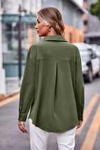 Dropped Shoulder Longline Shirt Pockets (19)