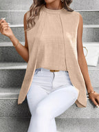 Mock Neck Sleeveless Top (4)