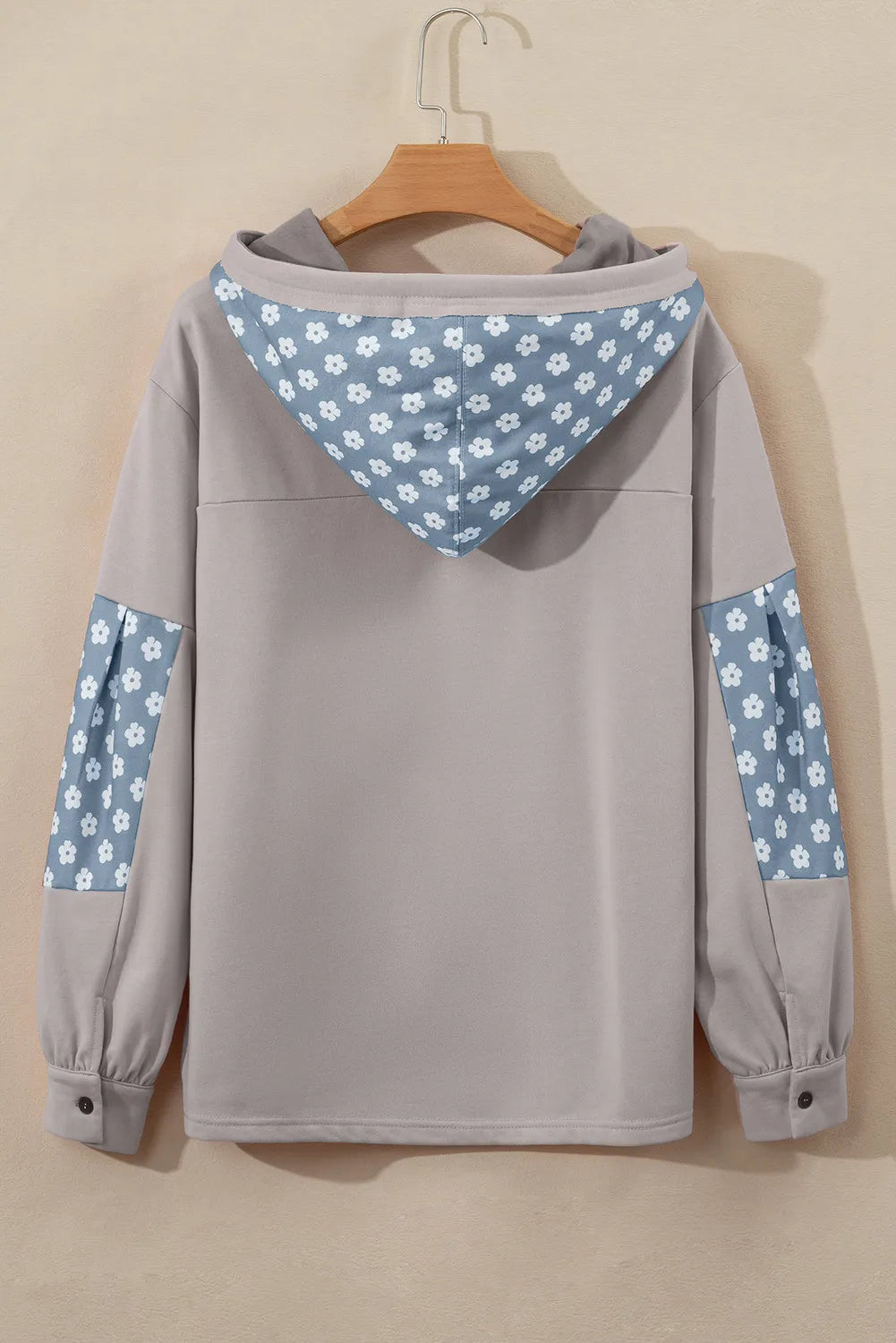 Drawstring Star Long Sleeve Hoodie (14)