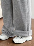 Casual Drawstring High Waist Wide Leg Sweatpants (5)