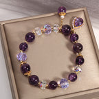Natural Vintage Purple Crystal Bracelet photo 3