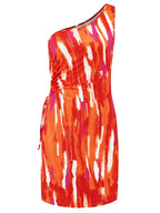 Cutout Printed Sleeveless Mini Dress (3)