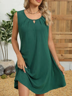 Round Neck Sleeveless Dress (3)