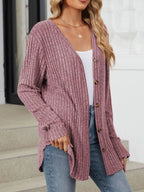 Ribbed Button-up Cardigan (28)