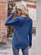 Square Neck Long Sleeve T-shirt (4)