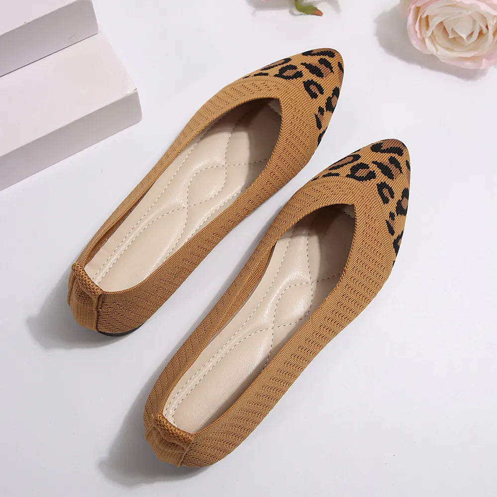 Point Toe Mesh Flat Slip-ons (2)