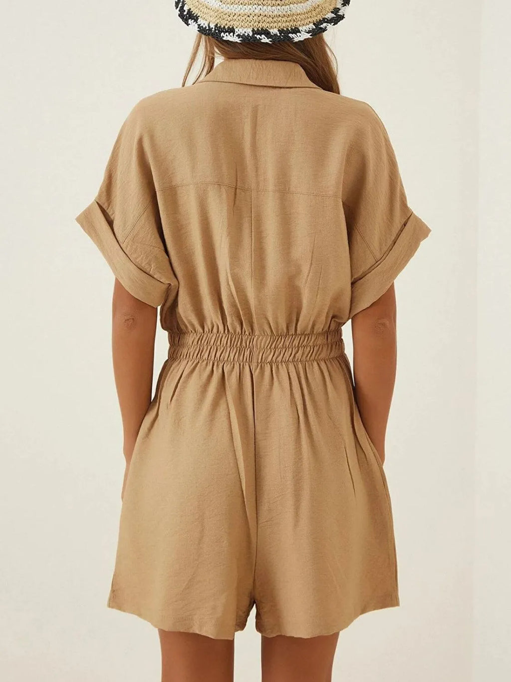 Johnny Collar Short Sleeve Romper (3)