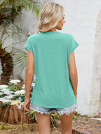 Relaxed Fit V-neck T-shirt (18)