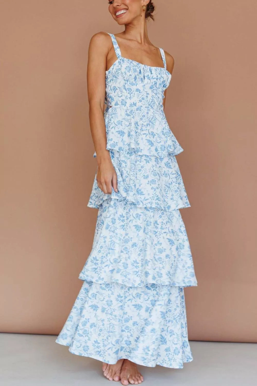 Floral Layered Maxi Dress (4)