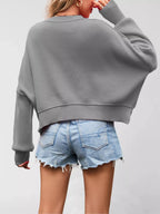 Round Neck Dropped Shoulder Sweater (18)