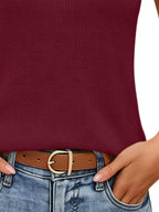 V-neck Ribbed Knit Tank Top (24)