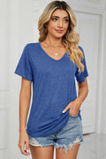 V-neck Short Sleeve T-shirt