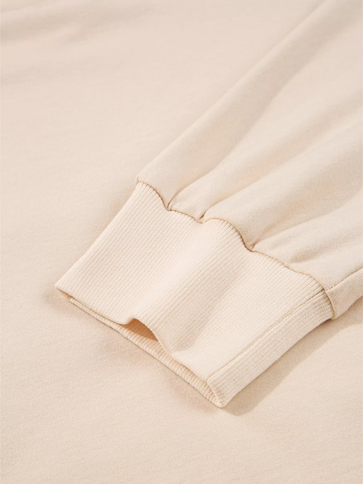 Raw Edge Flower Patch Drop Shoulder Casual Top (11)