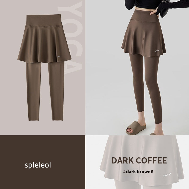 Yoga Culottes High Waist Hip Lift Outer Spring Two-piece variant CJJS201246509IR|CJJS201246510JQ|CJJS201246511KP|CJJS201246512LO