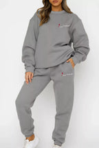 Round Neck Sweatshirt Joggers Set (10)