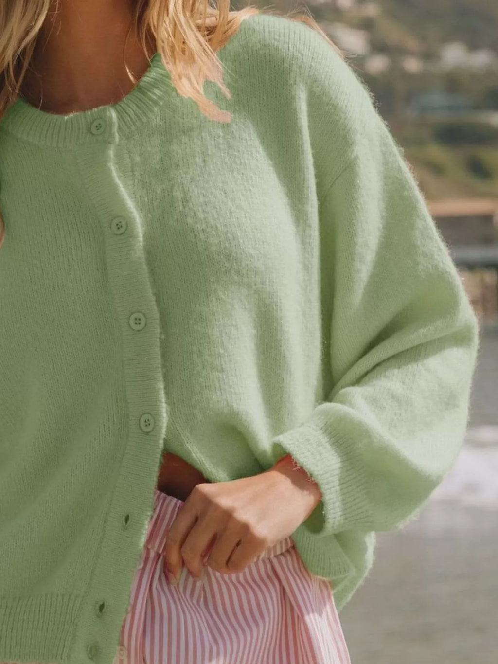 Button-down Knit Cardigan (10)