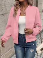 Texture Zip-up Bomber Jacket (32)