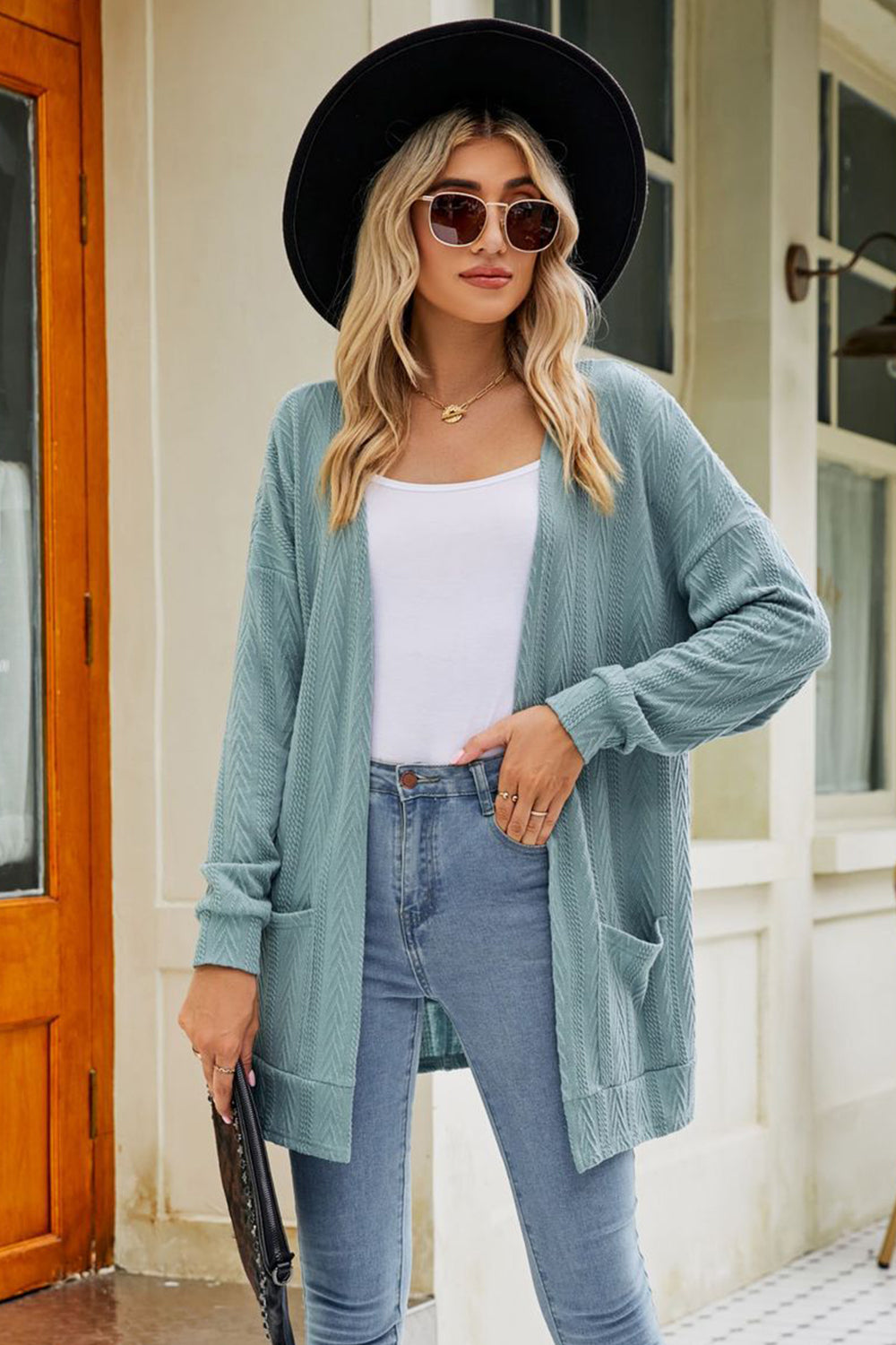 Long Sleeve Pocketed Cardigan (9)
