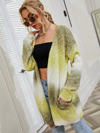 Full Size Gradient Open Front Cardigan (7)