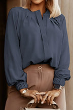 Button Up Round Neck Long Sleeve Shirt (32)