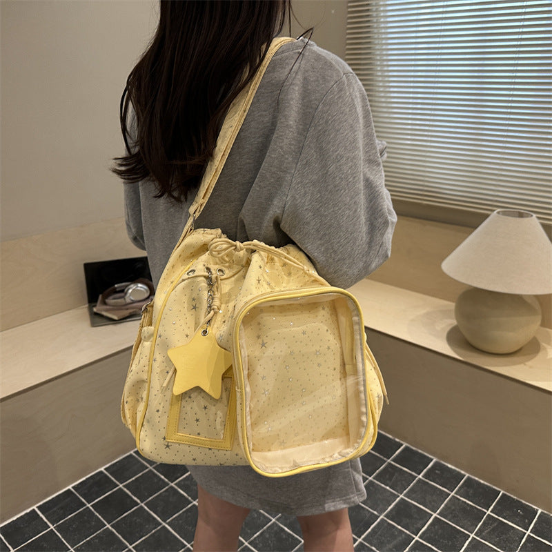Drawstring Large-capacity Shoulder Bag photo 1