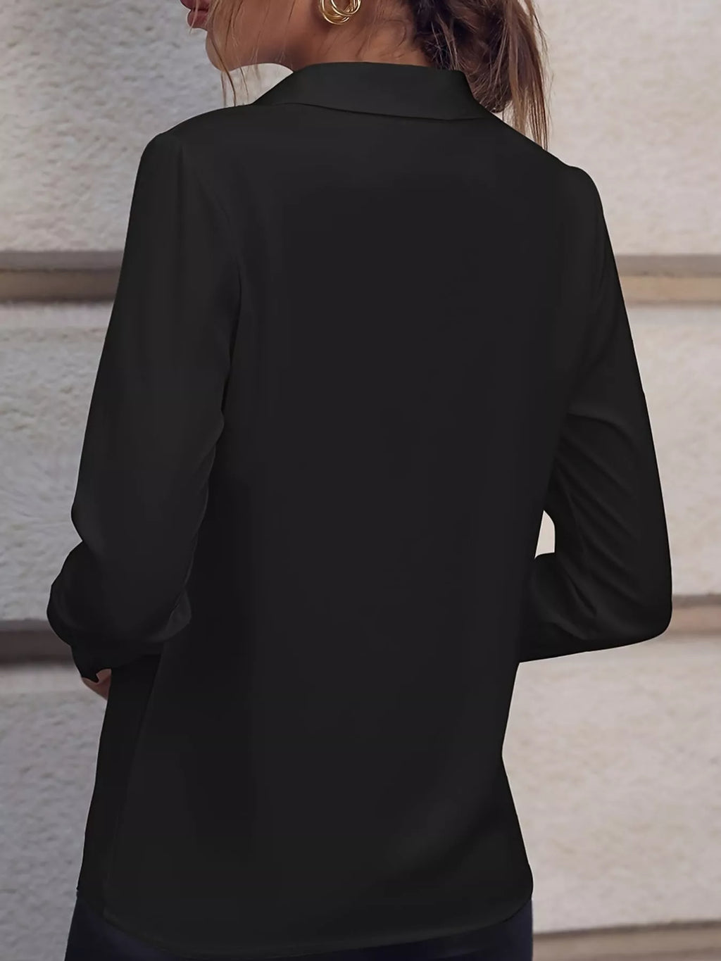 Long Sleeve Satin Blouse (9)