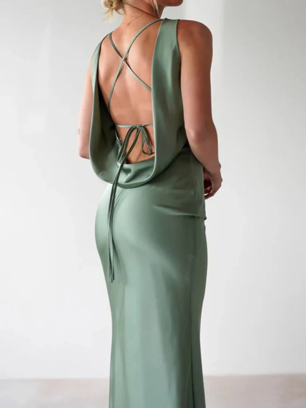 Satin Sleeveless Maxi Dress (11)