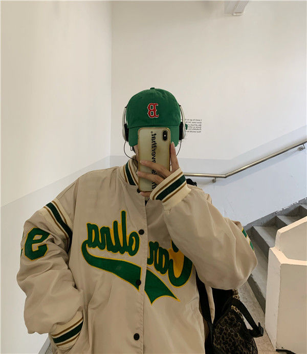 Vintage Harajuku Jacket Hip Hop Loose photo 21