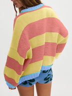Block Round Neck Sweater (19)