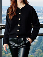 Button-up Drop Shoulder Cardigan (10)