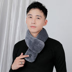 Solid Color Neck Protection Warm Scarf photo 4