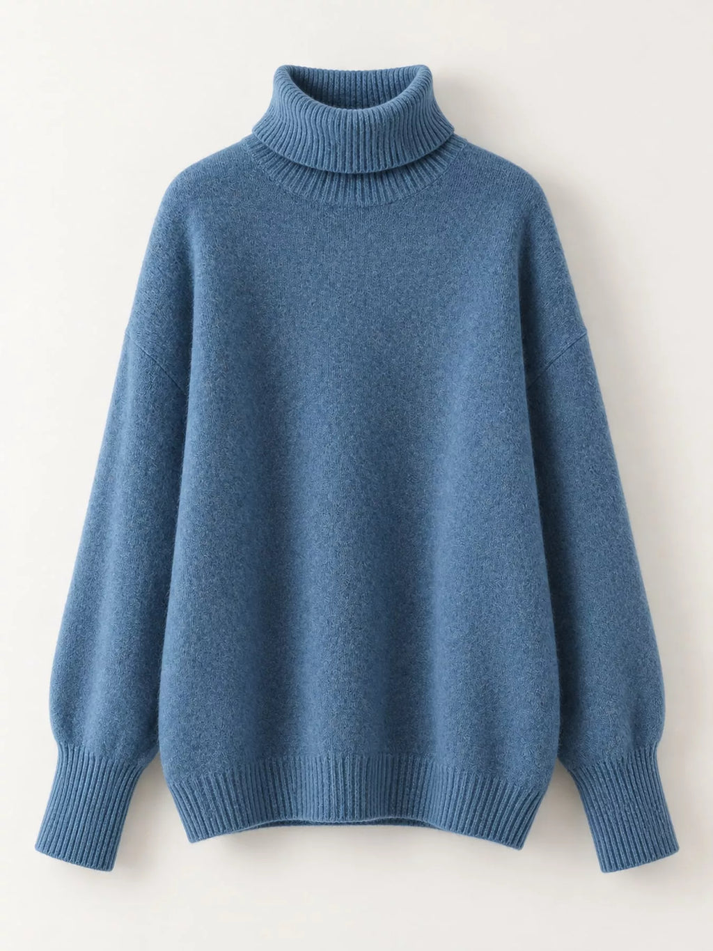 Turtleneck Dropped Shoulder Sweater (38)