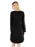 Round Neck Night Dress Pocket (9)