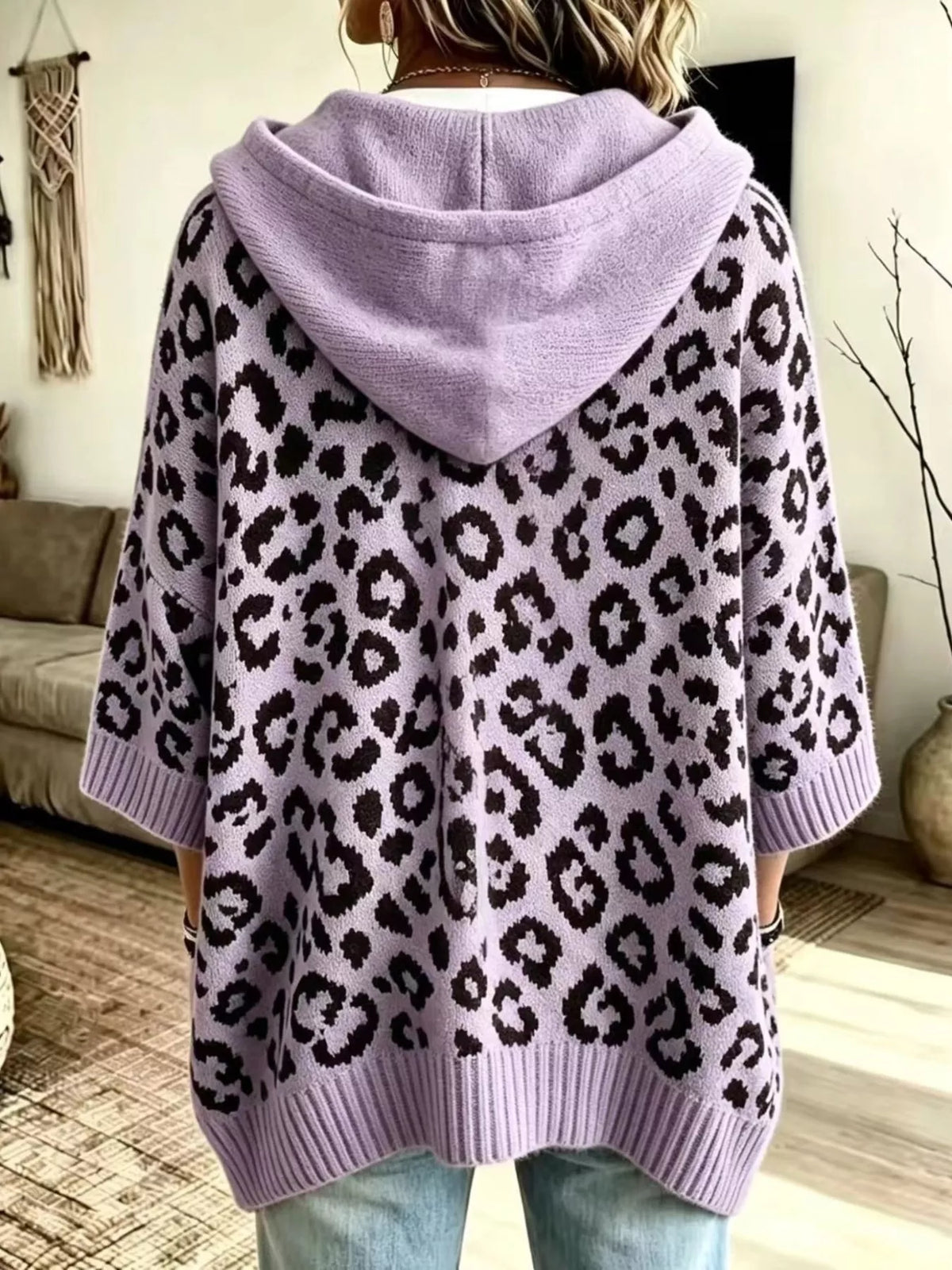 Drawstring Leopard Hooded Sweater (18)