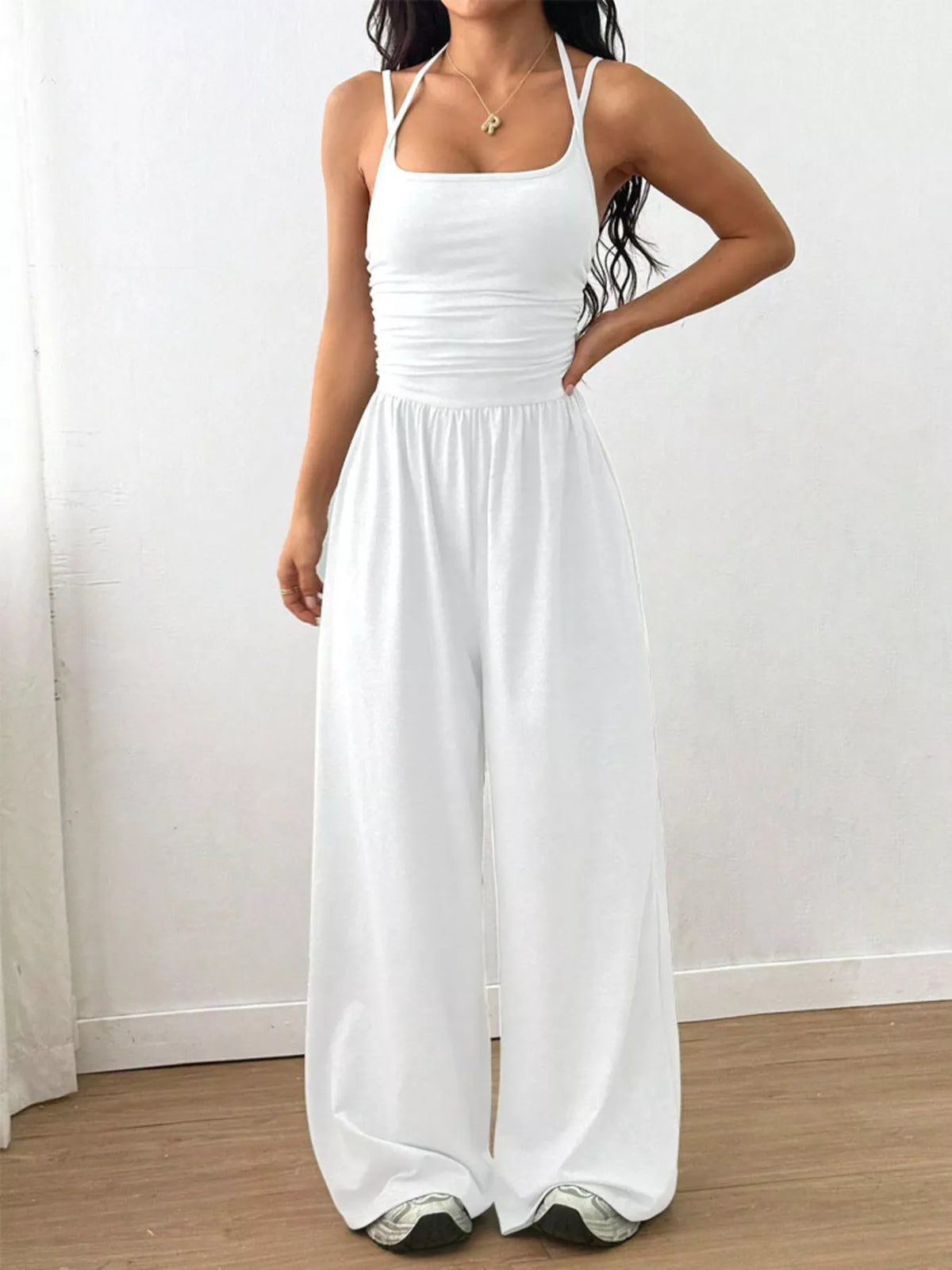 Spaghetti Strap Wide-leg Jumpsuit (23)