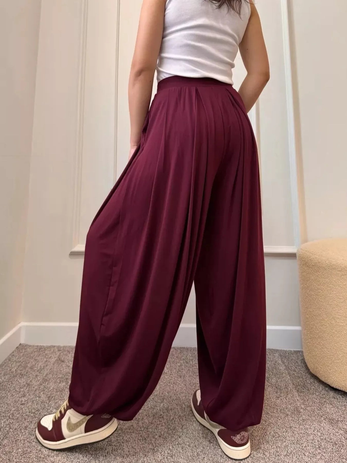 High-waisted Wide-leg Pants (18)