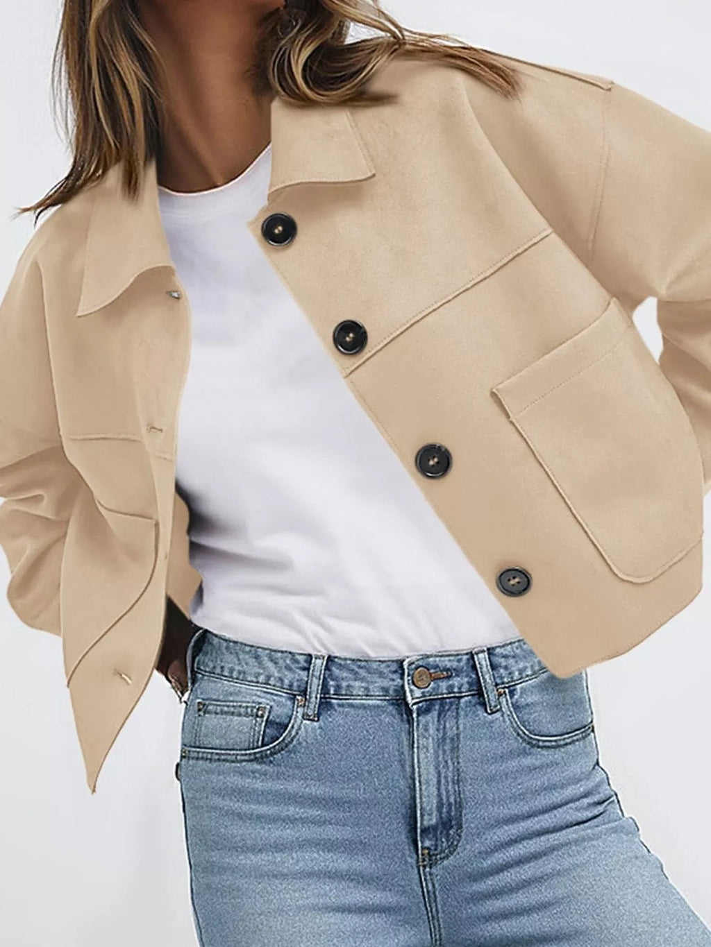 Button-down Cropped Jacket (8)