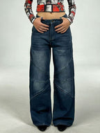 Vintage Wash Wide Leg Jeans (2)