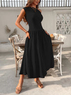 Single Shoulder Dress Pockets (4)