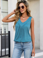 Casual V-neck Tank (5)