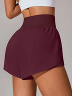 Pocketed High Waist Active Shorts (33)