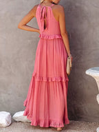 Ruffled Tiered Sleeveless Maxi Dress (3)