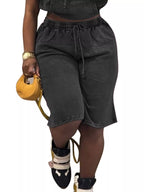 Hooded Crop Top Shorts Set (9)