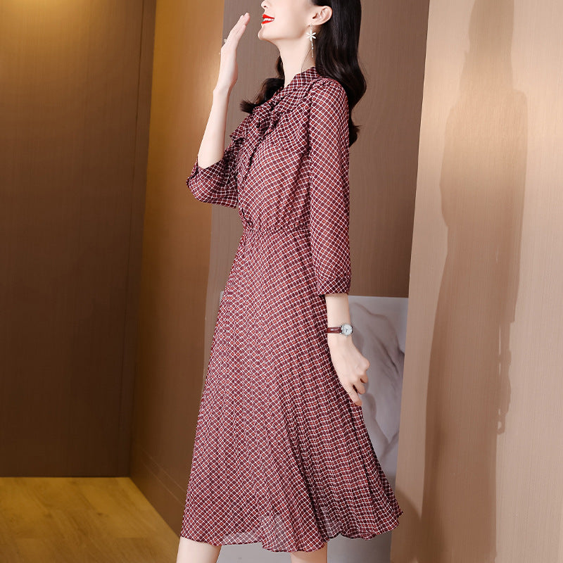 Polyester Chiffon Floral Dress photo 6