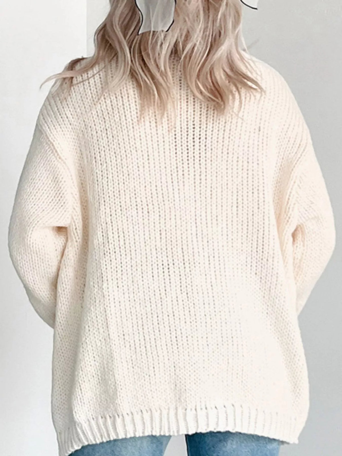 Embroidered Button Up Cardigan (9)