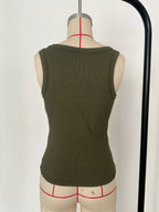 Ribbed Knit Slim Fit Tank (8)