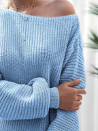 Rib-knit Mini Sweater Dress (14)