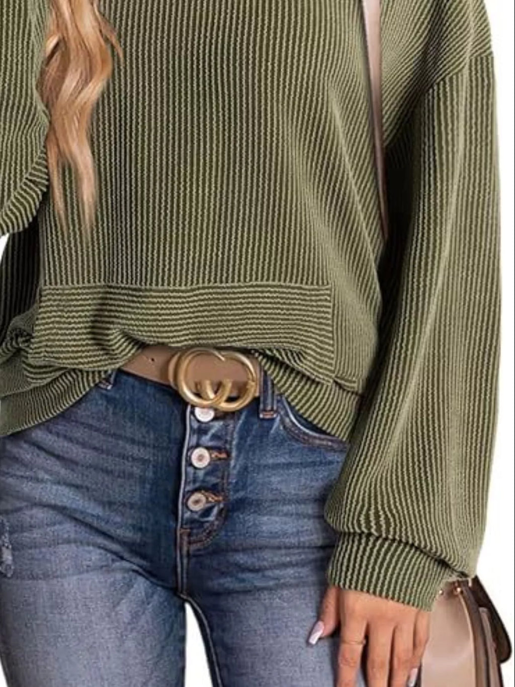 Ribbed Oversized Hoodie Sweatshirt Pocket (15)